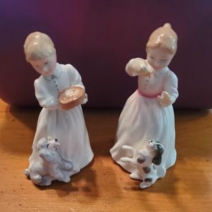 💕SALE💕Set of 2 / Royal Doulton Figurines / Reward + Dinnertime